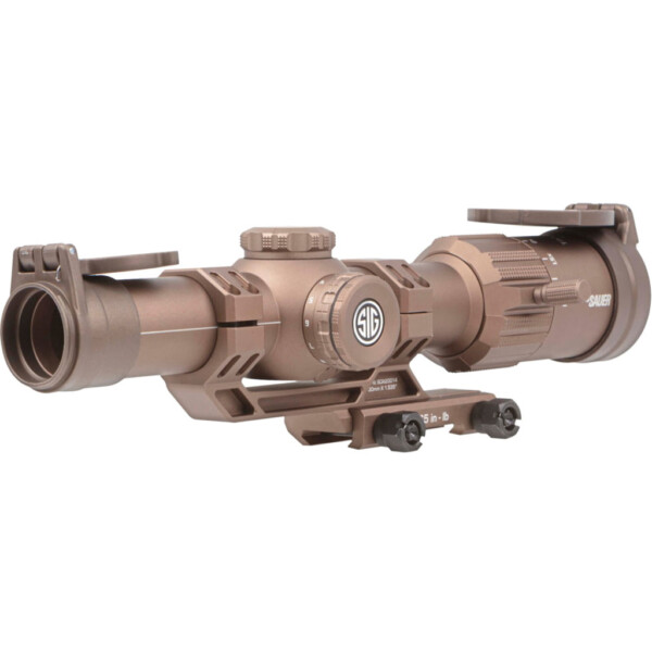 Sig Sauer Tango MSR Scope 1-6x24 Illuminated BDC6 Reticle with Mount Coyote Tan