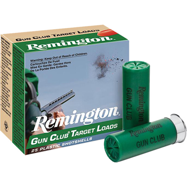 Remington Gun Club Target Loads 12 ga. 2.75 in. 2 3/4 Dr. 1 oz. 8 Shot 250 rd.