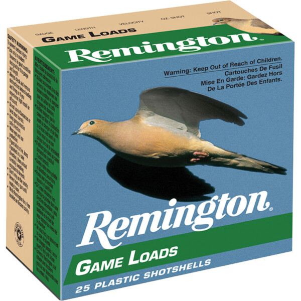 Remington Game Loads 12 ga. 2.75 in. 6 Shot 25 rd.