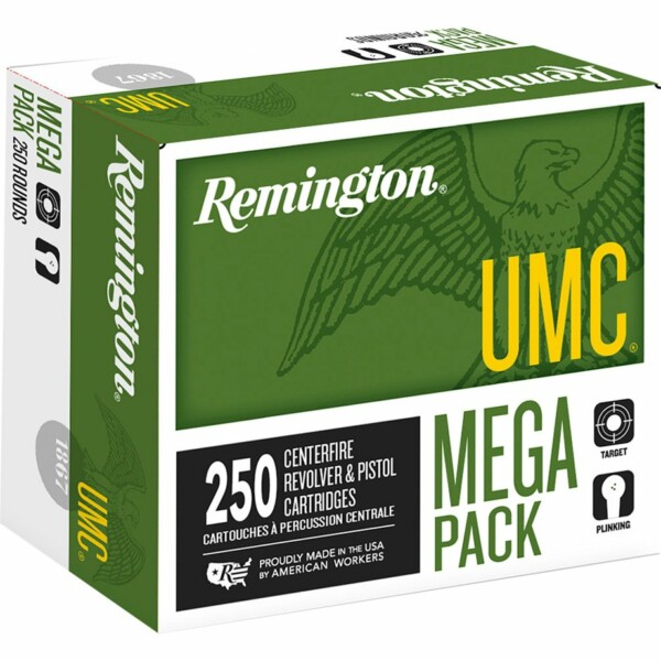 Remington UMC Handgun Ammo 9mm 115 gr. FMJ 250 rd.