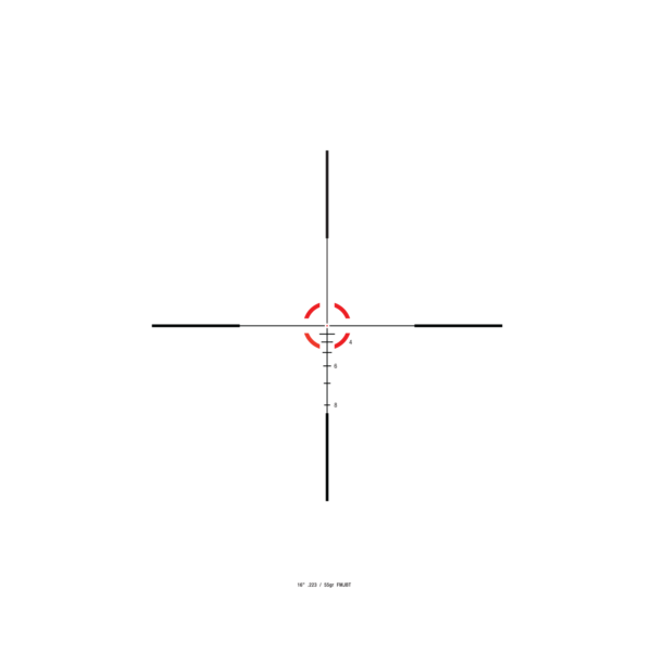 Trijicon Credo 1-6x24 Scope with Red BDC Segmented Circle Reticle - Image 6