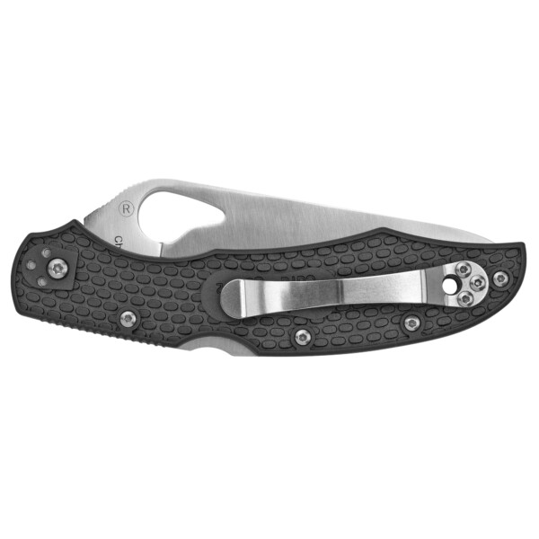 Spyderco Byrd Cara Cara 2 Lightweight Folding Knife - Black FRN Handle (Plain Edge) - Image 2