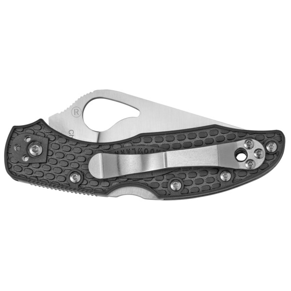 Spyderco Byrd Meadowlark 2 Lightweight Folding Knife - Black FRN Handle (Plain Edge) - Image 2