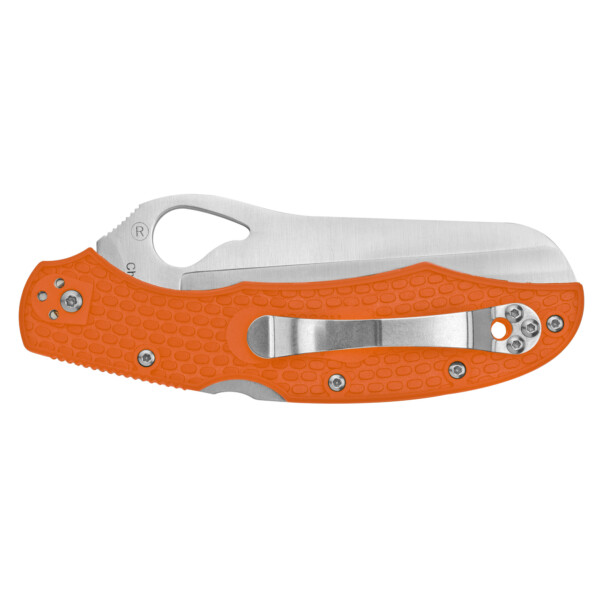 Spyderco Byrd Cara Cara 2 Rescue Folding Knife - Orange FRN Handle (Fully Serrated Edge) - Image 2