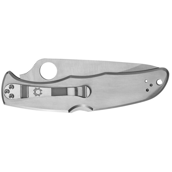 Spyderco Endura 4 Folding Knife - Stainless Steel (Combo Edge) - Image 2