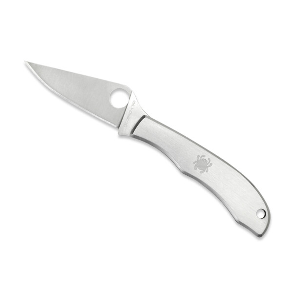 Spyderco Bug Micro-Size Folding Knife - Stainless Steel (Plain Edge)