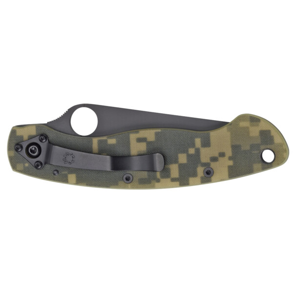 Spyderco Military Folding Knife - Digital Camo G-10 (Plain Edge) - Image 2