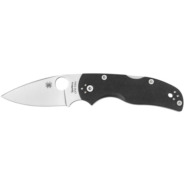 Spyderco Native 5 Folding Knife - Black G-10 Handle (Plain Edge)