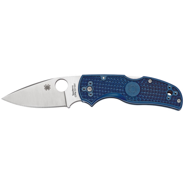 Spyderco Native 5 Lightweight Folding Knife - Dark Blue FRN (Plain Edge)