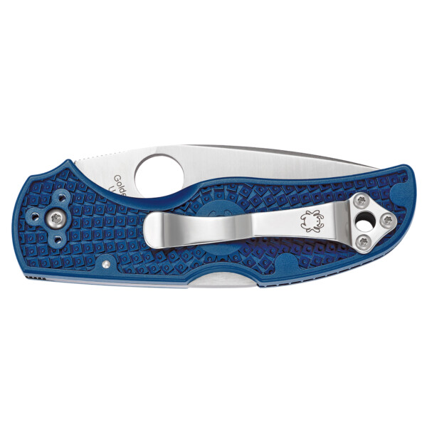 Spyderco Native 5 Lightweight Folding Knife - Dark Blue FRN (Plain Edge) - Image 2