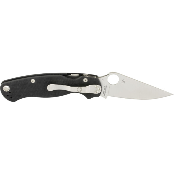 Spyderco Paramilitary 2 Folding Knife - Black G-10 (Plain Edge) - Image 3