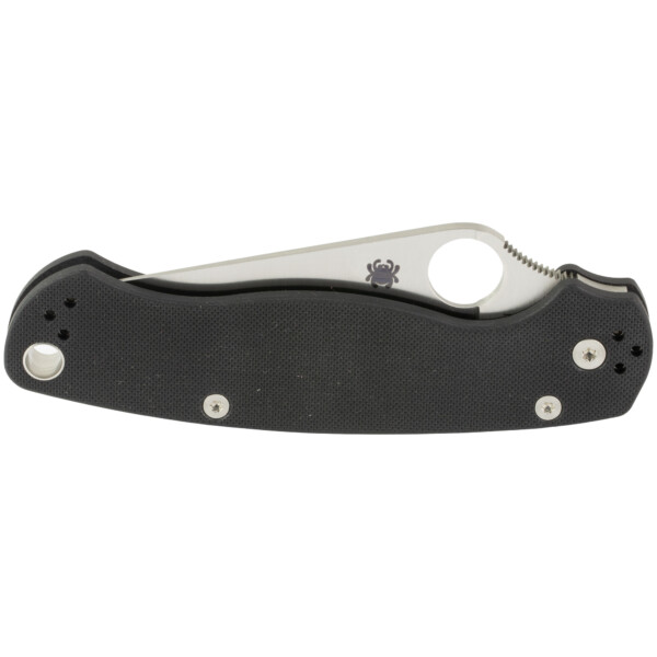 Spyderco Paramilitary 2 Folding Knife - Black G-10 (Plain Edge) - Image 2