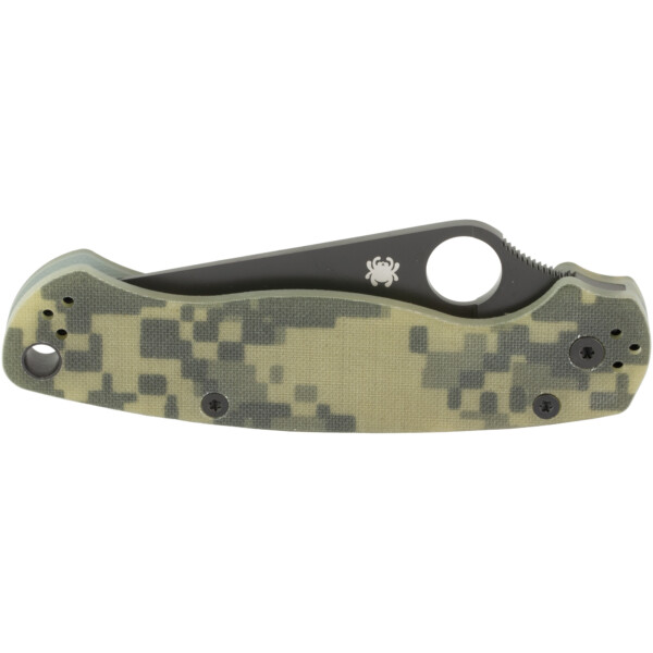 Spyderco Para Military 2 Folding Knife - Digital Camo G-10, Black Blade (Plain Edge) - Image 3