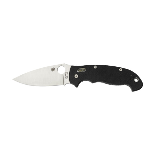 Spyderco Manix 2 XL Folding Knife - Black G-10 (Plain Edge)