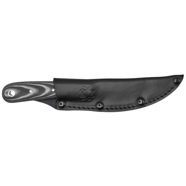 Spyderco Bow River Fixed Blade Knife - Black/Gray G-10 Handle (Plain Edge) - Image 2