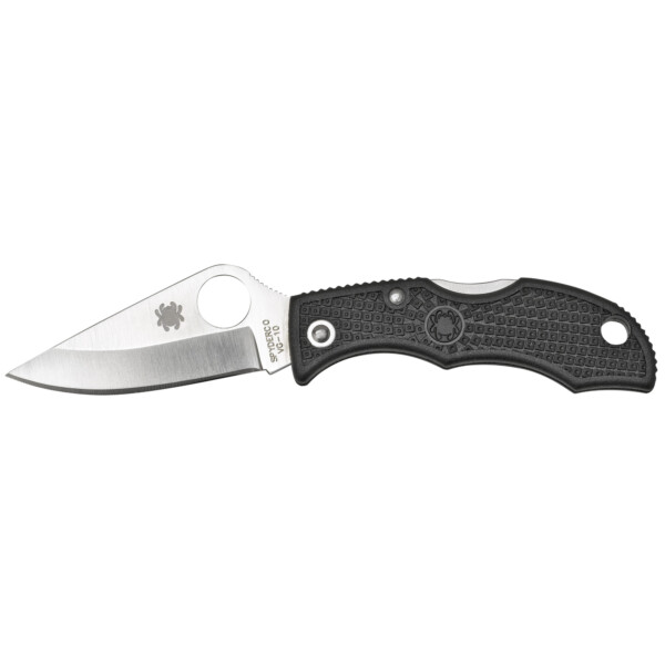 Spyderco Ladybug 3 Folding Knife - Black FRN (Plain Edge)