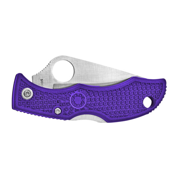 Spyderco Ladybug 3 Folding Knife - Purple  (Plain Edge) - Image 2