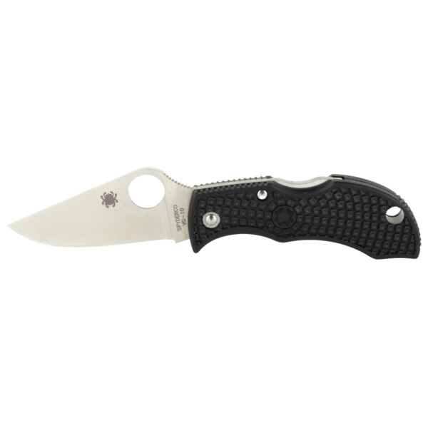 Spyderco Manbug Folding Knife - Black FRN (Plain Edge)