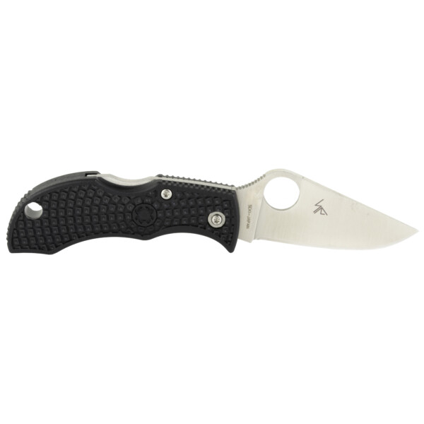 Spyderco Manbug Folding Knife - Black FRN (Plain Edge) - Image 2