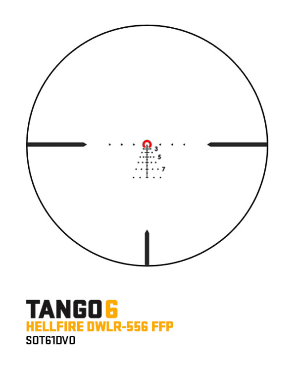 SIG SAUER TANGO6T 1-6X24mm DWLR-556 HELLFIRE RETICLE FDE - Image 5