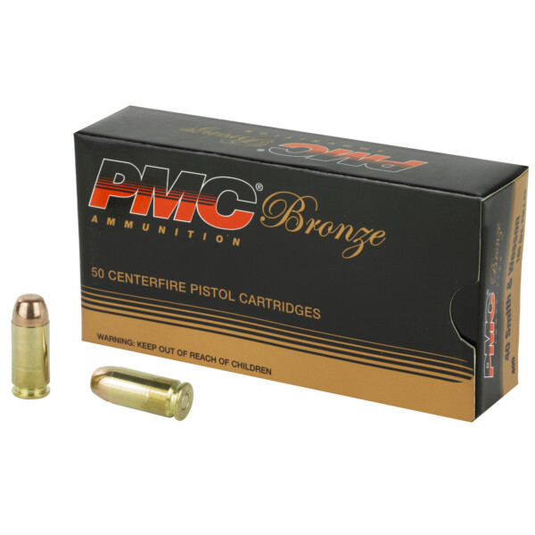 PMC Bronze 40 S&W 165gr FMJ - 50rd Box