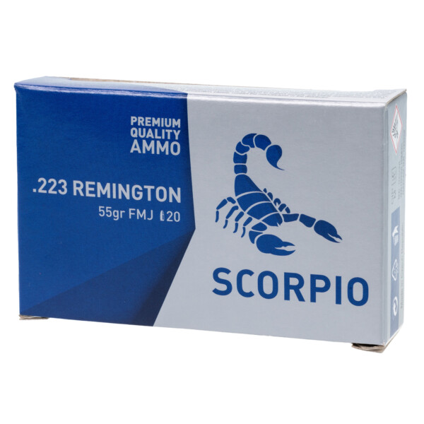 STV Technology Scorpio .223 Remington 55 Grain Full Metal Jacket (FMJ) Ammunition - 20 Rounds